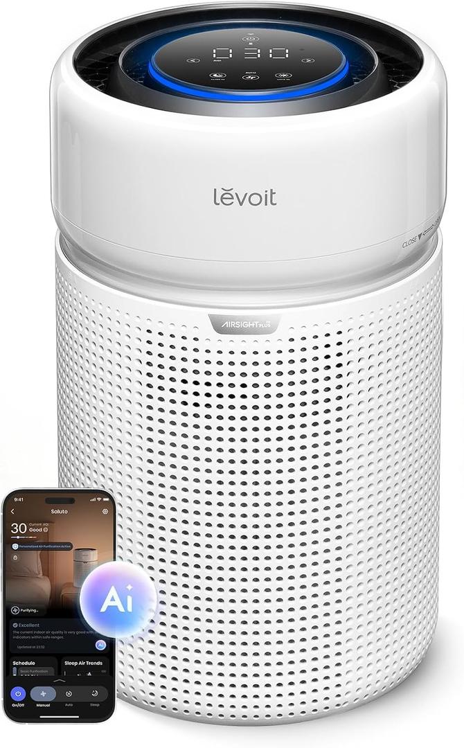 LEVOIT HEPA Air Purifier for Home Bedroom, Allergen Defense, Eleva 300X