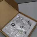 Vortopt Faucet Water Filter for Sink, Rapid Flow - 400 Gallons Faucet Mount Water Filtration System for Tap Water, NSF Certified Reduces Chlorine & Bad Taste with 1 Replacement (White-T1-1Filter)