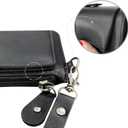 Idakekiy Wristlet Keychain, Silicon Key Ring Wallet Bracelets Card Holder Purse with Tassel for Women Girl