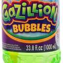 Gazillion Bubbles, Original Bubble Solution 1L - Create Bubbles with Premium Formula & 7-in-1 Bubble Wand - Non-Toxic & Safe (Green)
