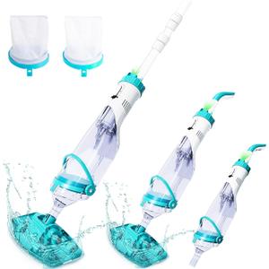 2025Upgraded Cordless Pool Vacuum for Above Ground,LED Display&11.5" Wider Head,Handheld Pool Spa Vacuum Cleaner for Inground Pools Hot Tub,Rechargeable,up to 19.5 GPM for Leaves,Debris,Shallow Steps (GREEN)