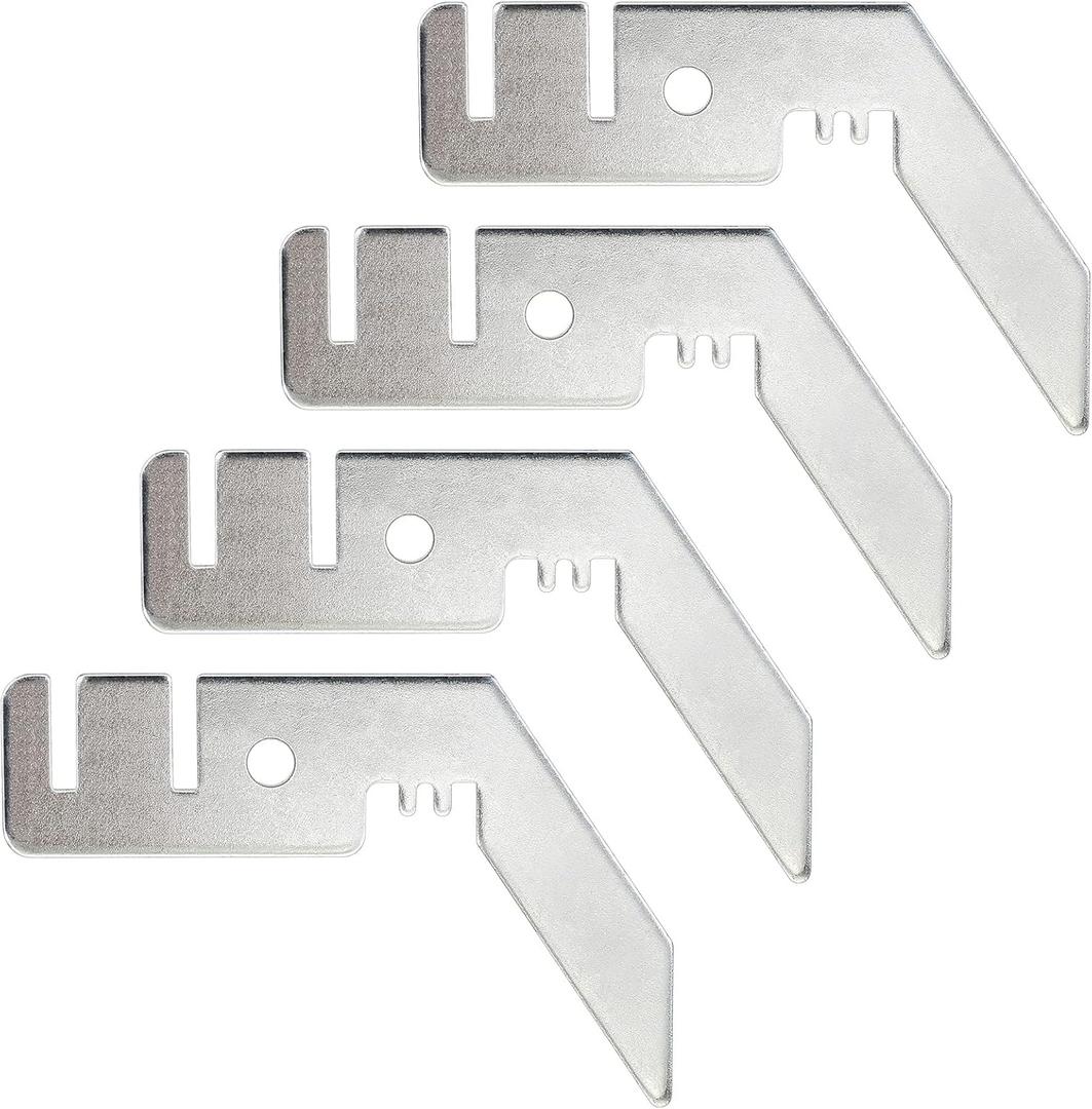 Dunzy 4 Pcs 3'' Double Crossbar Hanger Wedding Valance Hanger for Backdrop, Pipe and Drape Backdrop Stand Kit Double Stand