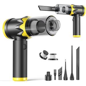 Mr.ego Handheld Car Vacuum Portable Cordless, 20000Pa High Power Suction Mini Vacuum Cleaner, 4-in-1 Portable Vacuum for Car, Home, Office & Desk Cleaning