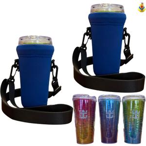 Cruise Ship Essentials Cup Sling Cruise Essentials 2024. Caribbean Cruise Must-Haves, Cruise Ship Essentials 2024, Caribbean Royal, Caribbean cruise Essentials 2024 (2-Pack) (Blue)