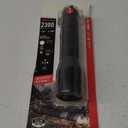 Coast GX30 2300 Lumen Waterproof Alkaline and Rechargeable Dual Power LED Flashlight with Twist Focus, Anti-Roll Cap and Textured Handle, 6 x AA Batteries Included (length 8.5 inches)