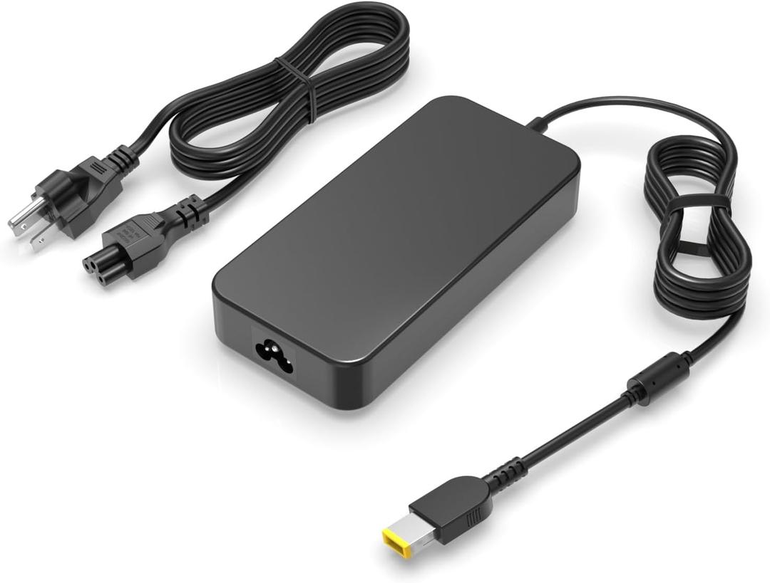 135W Slim Tip Charger Fit for Lenovo Thinkpad Docking Station Power Cord, for Universal Thunderbolt 3 4 Smart Essential Dock Gen 1 2, Ultra Pro Docking Station