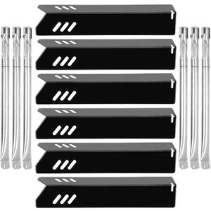 Anrain GR2205723-OG-00 Grill Plates Compatible with Outdoor Gourmet Grill Parts 6 Burner, GR2323101-OG-00 Grill Parts for Outdoor Gourmet 6 Burner Grill Parts, Replacement for GR2205720-OG-00, 162193