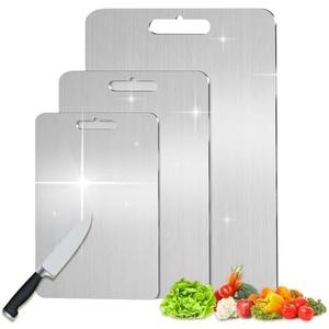 Cutting Boards for Kitchen Suitable for restaurant and home food Meat &Vegetable &Pizza Can be Washed in a Dishwasher Safe Tabla Para Picar Para Cocina (3 Pack)