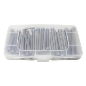 iexcell 25 Pcs M6 x 60/65/70/75/80mm Thread Pitch 1 mm Stainless Steel 304 Hex Socket Head Cap Screws Bolts Assortment Kit