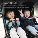 UPPAbaby Bumper Bar for Minu Duo Stroller - Quick Attachment - Folds with Stroller - Black
