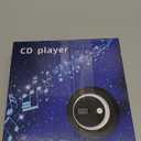 Portable CD Player - Small Rechargeable Bluetooth 5.0 Player for Home with Headphones with HiFi Stereo Sound, CD Player for Car Through AUX with Anti-Skip Protection (Black)