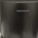 Homvana Humidifiers for Bedroom Home, 3.6 L Cool Mist Top-Fill 34H Super Long Time, Quiet 16dB, Baby Humidifier, Oil Diffuser for Large Room, Plants, Nursery, Office BPA FREE, 7 Color Light Ultrasonic (Grey)