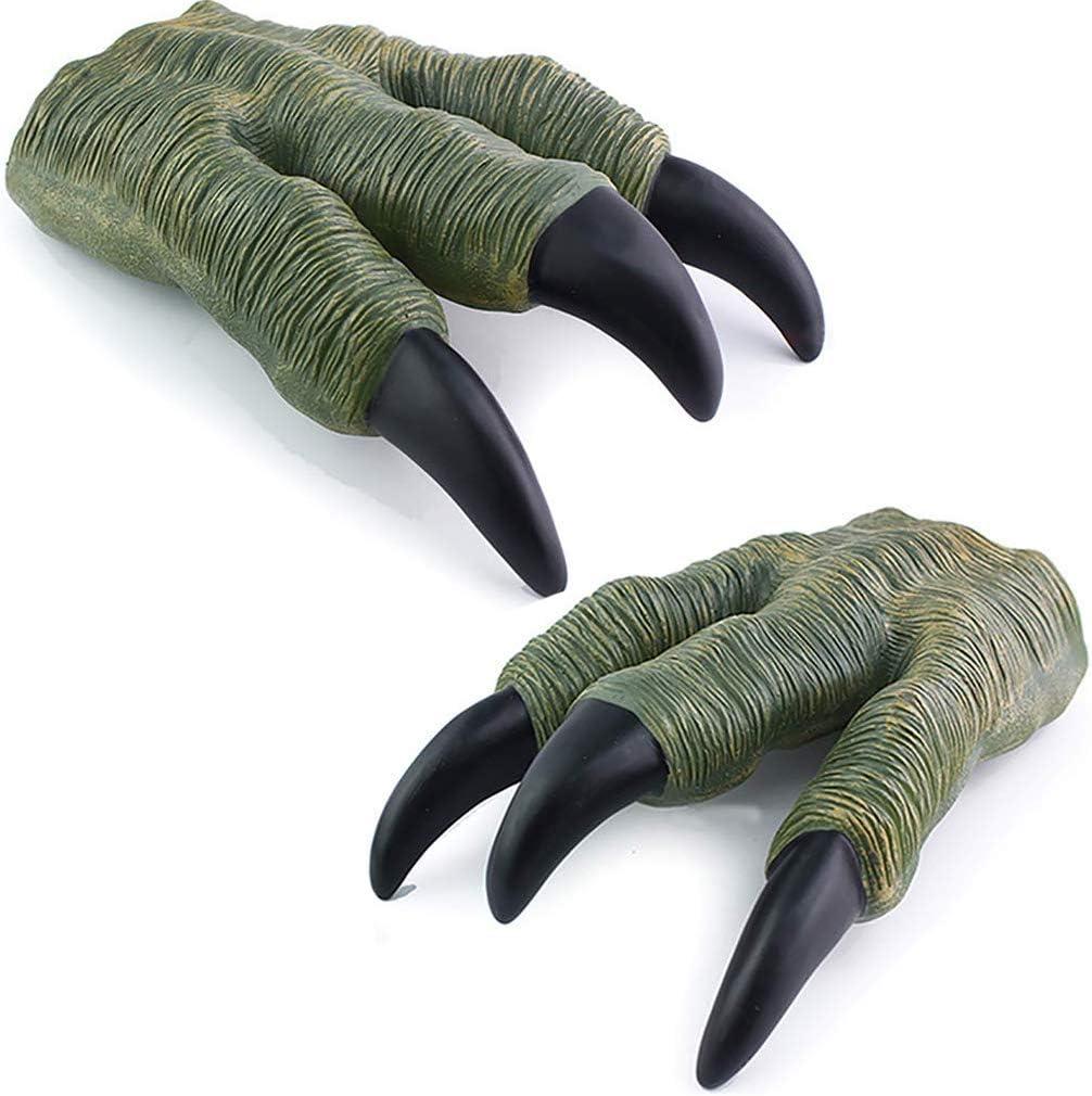 Liberty Imports 2 Pack: Dinosaur Claws Toys Oversized Dino Velociraptor Rubber Realistic Jurassic Claws for Kids Cosplay Roleplay Costume Accessories
