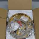 LMQNINE Kitchen Light Fixtures Ceiling Dimmable LED Modern Gold Pendant Light Mini Teardrop Crystal Pendant Light for Kitchen Island Bedroom Hallway Entryway (3-Light)