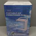 Mini Air Conditioner Small AC Portable Air Conditioners with 1500ml spray/hour 3 Speed Wind & 7 Colorful LED Light Cool Mist &Timer Evaporative Air Cooler for Bedroom/Home/Office