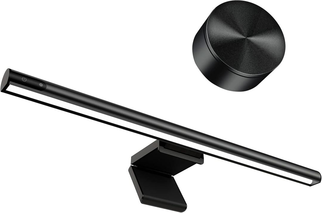 Computer Monitor Light Bar,Wireless Remote Control Multiple Screen lamp Dimmer Switch,USB Powered, E-Reading LED Hanging Light,for Office/Home, Brightness/Color Temperature Adjustment