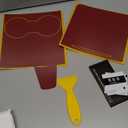 Tinlucys Center Console Red Wrap Designed for 2021-2024 Tesla Model 3/Y,Model 3/Y Interior Red Console Cover Accessories