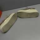 LUCKY STEP Women's Platform Fashion Sneakers Classic Wedge Canvas Casual Low Top Retro Walking Shoes(Gold, 7 US)