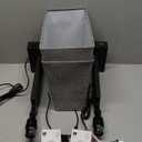 23.5" Touch Control Table Lamps Set of 2, Bedside Lamp with 2 USB Charging Ports & AC Outlet, 3-Way Dimmable Modern Nightstand Lamp for Living Room Bedroom End Table Office(2700K 2 LED Bulbs Included) (Gray)