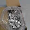 Dandat 100 Pcs Bottle Opener Keychain Bulk Thank You Wedding Favors for Guests Aluminum Wine Beer Opener Engraved Wedding Guest Gifts for Birthday Christmas Party Graduation Souvenirs(Silver)