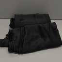 RYB HOME Short Bedroom Blackout Curtains - Small Window Treatment Set Energy Saving Thermal Insulated Drapes for Living Room/Nursery/Kitchen, 42-inch Wide x 45-inch Long, Black, 2 Panels