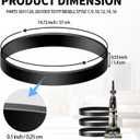 for Bissell Style 7/9/10 P/N 3031120 Vacuum Belt 3-Pack for Bissell PowerForce Helix CleanView Swivel Rewind Pet Powerlifter Pet Hair Eraser Vacuum Cleaner Rewind Parts 2031093 32074 3031123