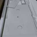 PeakPursuit Fireplace TV Stand, 59'' TV Stand with Fireplace, 24'' Electric Fireplace Insert with Realistic 3D Flame Effect, Entertainment Center with Fireplace, White