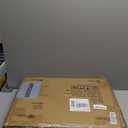 Round Side Table, C Shaped End Table for Small Spaces, Snack Sofa Table for Couch, Modern Accent Night Stand with Metal Leg for Living Room, Bedroom, Corners and Office(Rustic Oak)