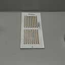 10"W x 4"H [Duct Opening Size] Steel Return Air Grille, Air Return Vent Cover for Ceiling and Sidewall - HVAC Air Vent Covers - [Outer Dimensions: 11.75"W x 5.75"H]