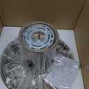 Iridescent 13 in. 3-Light Modern Semi-Flush Mount with Crystal PD1052881