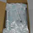 JOLLY PARTY 100 Pack 1ml Syringes with Caps, 1cc Syringe Needleless, Small Oral Syringe with Tip Cap Individually Wrapped for Scientific Labs, Liquid Measuring, Pet Feeding, Oil & Glue Dispenser