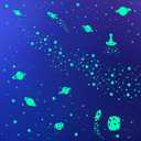 260 PCS Glow in The Dark Stars, Glowing Stars for Ceiling, Star Wall Decals Solar System Space Galaxy Planets Wall Stickers for Kids, Girls Boys Room Decorations for Bedroom