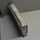 INOVADAY 100% Blackout Curtains for Bedroom, Black Out Curtains, Clip Rings Linen Blackout Drapes, Thermal Insulated Room Darkening for Living Room, 2 Panels - Oatmeal, Standard 100 