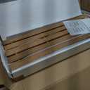 Gashell Wire Shelf Covers, Bamboo Wire Rack Covers for Pantry, Closet (5pcs, 32" W x 12" D)