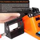 YIHUA 926 III 60W LED Display Soldering Iron Station Kit w 2 Helping Hands, 6 Extra Iron Tips, Roll of Lead-Free Solder, Solder Sucker, S/S Tweezers, C/F Conversion, Auto Sleep & Calibration Support
