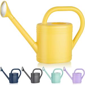 1 Gallon Watering Can for Indoor Plants, Garden Watering Cans for Outdoor Plant House Flower, Modern Plant Watering Can Large Long Spout with Sprinkler Head