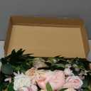 2 Pcs Wedding Arch Decorations - Reusable Artificial Hanging Flowers Floral Swag Greenery Garland for Wedding Welcome Sign Backdrop Bridal Ceremony Reception Backdrop Decoration(Light Pink