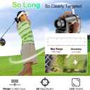 2 x Golf Rangefinder with Slope Compensation Mode, 1800 Yards Golf Laser Rangefinder, 6X Magnification for Distance Angle Height Measurement, Magnetic Stripe, Water Resistant, Flag Pole Locking Vibration