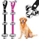 BLUETREE 2 Pack Dog Doorbells Premium Quality Training Potty Great Dog Bells Adjustable Door Bell Dog Bells for Potty Training Your Puppy The Easy Way - 7 Extra Large Loud 1.4 DoorBells