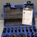 Orion Motor Tech Wheel Bearing Press Kit for Front Wheel Drive Bearing Removal & Installation, 24pc Wheel Bearing Puller Tool Set with Sliding Screws Universal Bushings Sleeves (Blue)