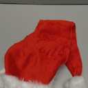 Long Plush Santa Hat Christmas Hat for Adults Unisex Classic Santa Hat Thicken Velvet Comfort Xmas Hat for Christmas New Year Festive Holiday Party Supplies, Red