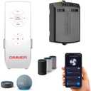 Smart WiFi Ceiling Fan Remote Control Kit with Light Dimming, Universal Compatible with All 1 Wire Controlling 3 Speeds Fans dimmable LED CFL Lights, Smart Life Tuya App or Alexa Google Voice Control