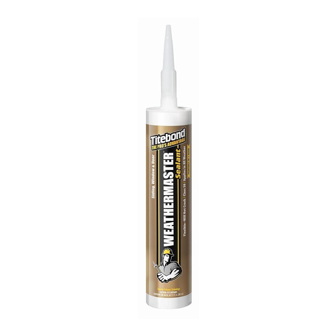 Titebond 44011 WeatherMaster Sealant Cartridge, 10.1 oz, Translucent