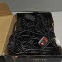 WINECO Amber 8PCS LED Strobe Lights Kit 12V 24V Sync Feature 12 LED Emergency Hazard Warning Lights with Strobe Controller for Trucks Vehicles ATV RV Cars Van