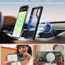 Goodon for Galaxy S25 Ultra Case, Wireless Charging Compatible, Shockproof Translucent Matte Cover - Cute Floral Design Phone Case for Women Girls - Green Leaves