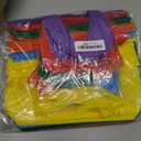 Nush Nush Shiny Rainbow Gift Bags Bulk, Set of 30 - Reusable Medium Gift Bags with Handles - Purple Goodie Bag Perfect for Halloween, Holidays, Birthday Party Favor, Small Business, Events - 8Wx4Dx10H