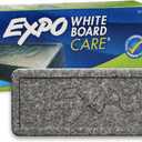 EXPO Dry Erase Soft Pile Block Whiteboard Eraser, 5-1/8 in. x 1-1/2 in. - Whiteboard, Calendar, Organization, Essential Supplies for Office, School, Classroom, Teachers