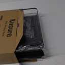 Kitsure Dish Drying Rack for Kitchen Counter, Stainless Steel Sink Organization and Storage Essentials with Cutlery Holder, Home and Appartment Decor, 12.7''W x 16.7''L, Black