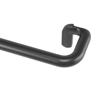 Umbra Twilight Curtain Rod Set Wrap Around Design Ideal for Blackout or Room Darkening Panels, 30 to 84 Inches, Black