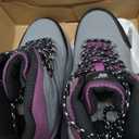 Women's Orthopedic Waterproof Hiking Boots: Plantar Fasciitis Arch Support Arthritis Orthotic Pain Relief Walking Shoes, Casual Fit Outdoor Travel Relaxed Camping Gym Standing Ankle Boots (Grey, 10)